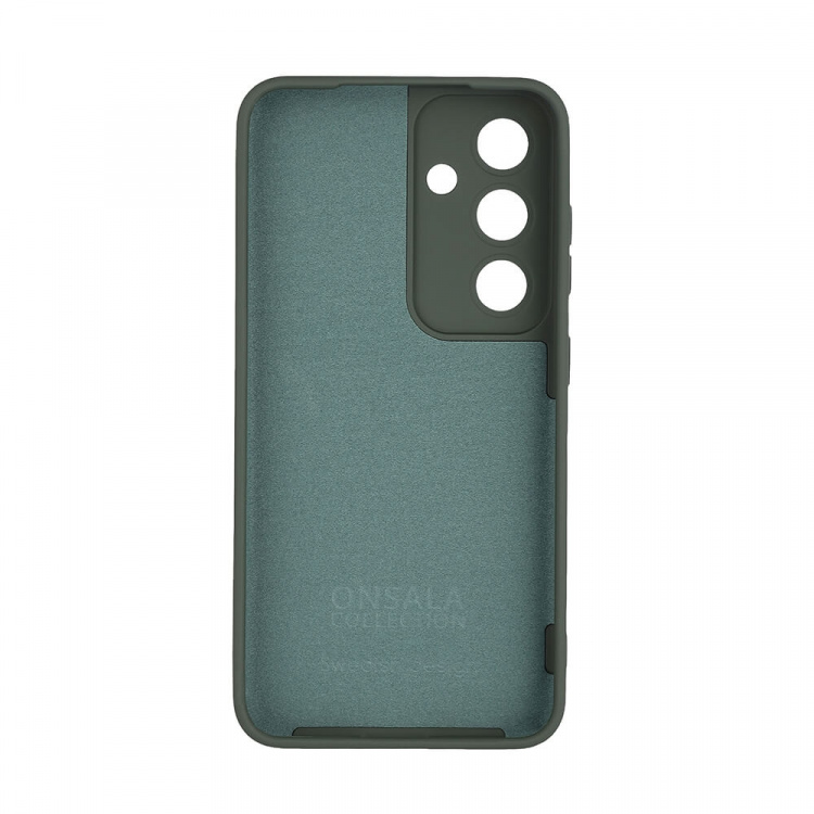 Onsala Mobilcover Silikone Olive Green - Samsung S24 5G