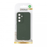 Onsala Mobilcover Silikone Olive Green - Samsung S24 5G