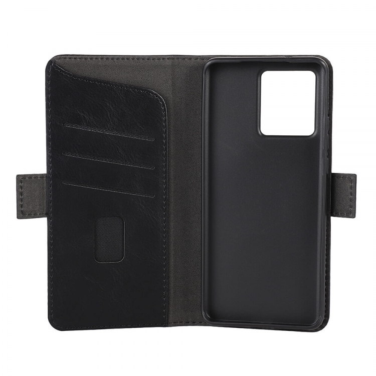 Gear Wallet Klassisk 3 kort Motorola Edge 40 Neo 5G Sort