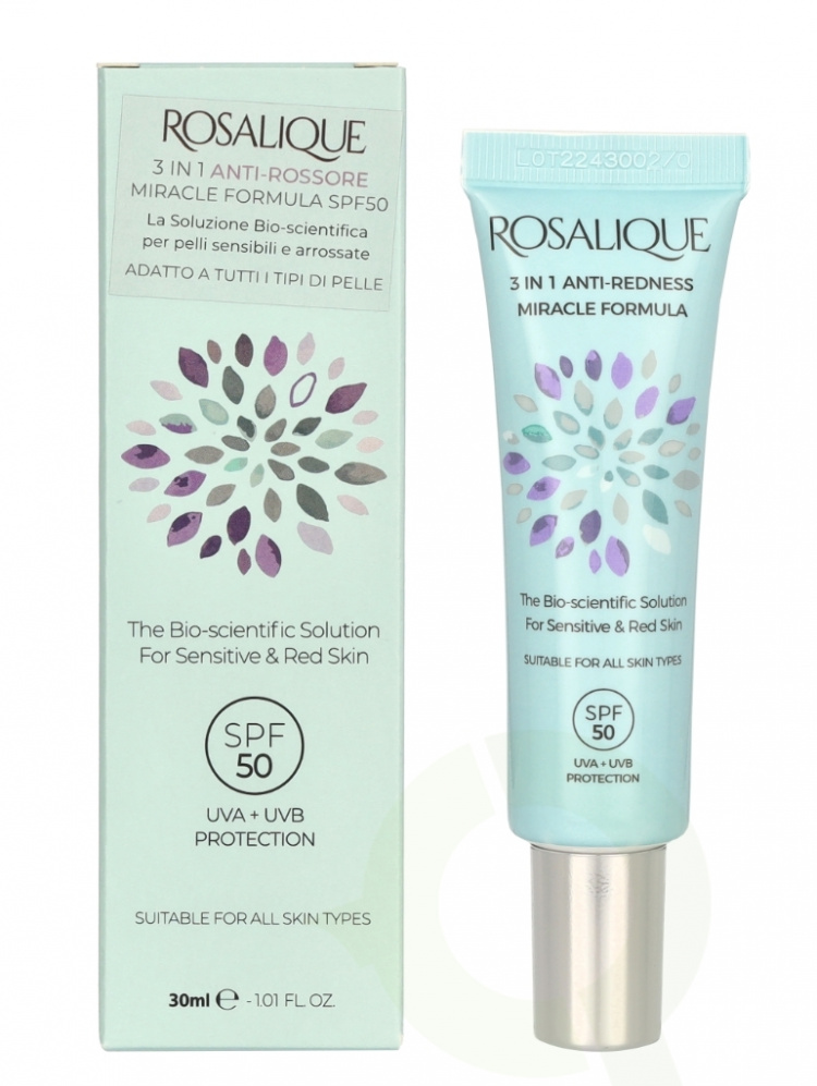 Rosalique 3 In 1 Anti-Redness Miracle Formula Spf50 30 ml