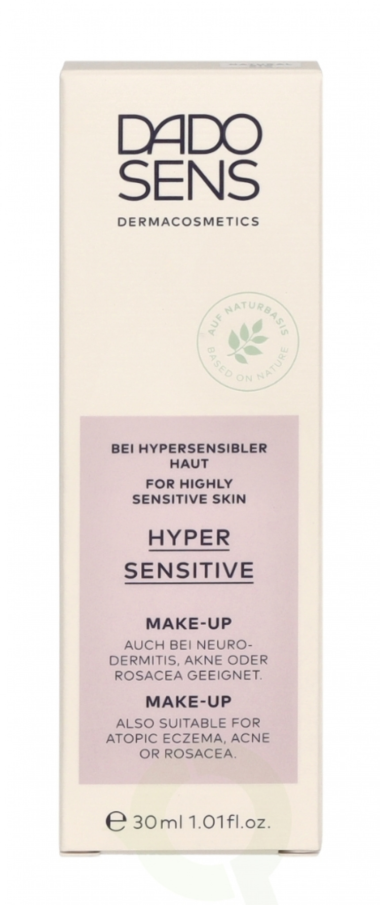 Dado Sens Hypersensitive Make-Up Foundation 30 ml #01W Natural