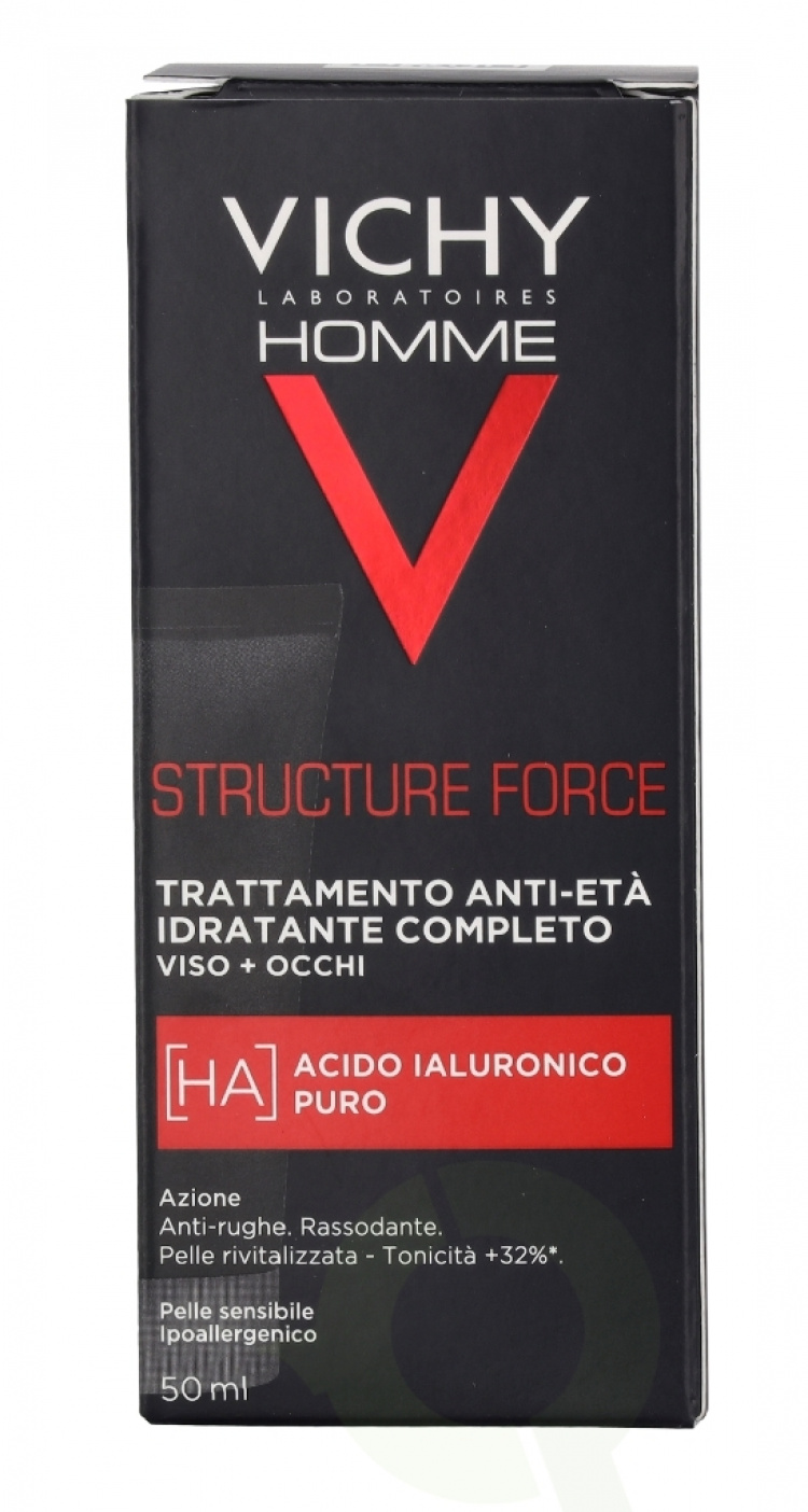 Vichy Homme Structure Force Hydrating Moisturiser 50 ml Complete Anti-Aging