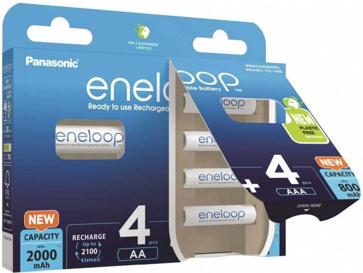 Panasonic Eneloop Combi AA + AAA batteripack