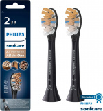 Philips A3 Premium All-in-One - Brush head, black, 2 pcs