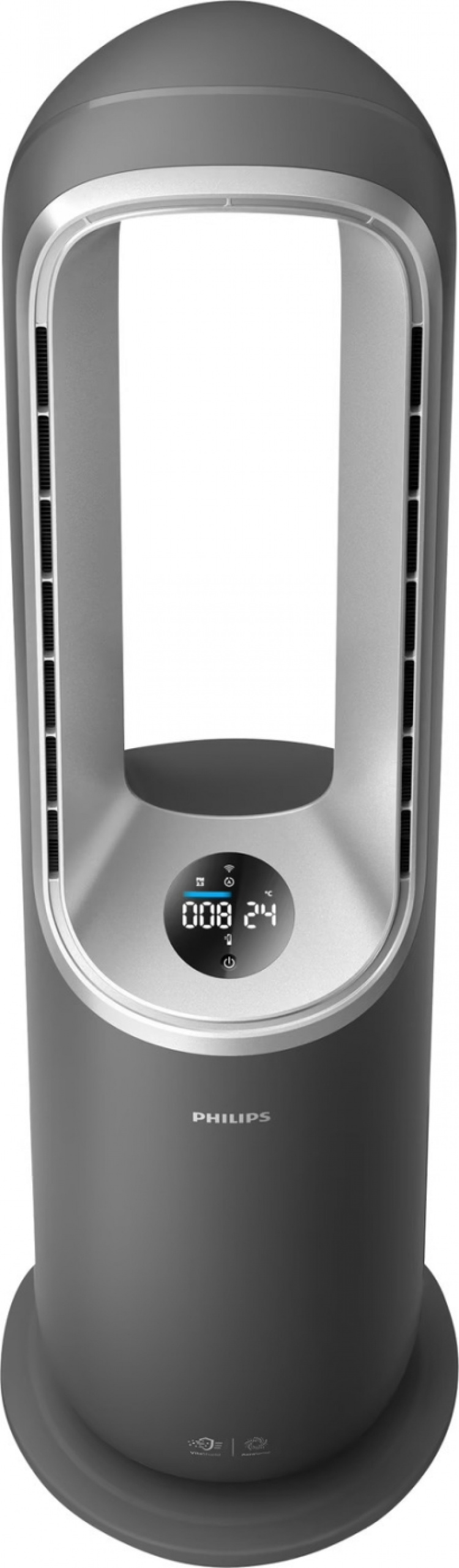 Philips AMF870/15 Air Performer 8000 Series 3-in-1 air purifier, fan, and heater.