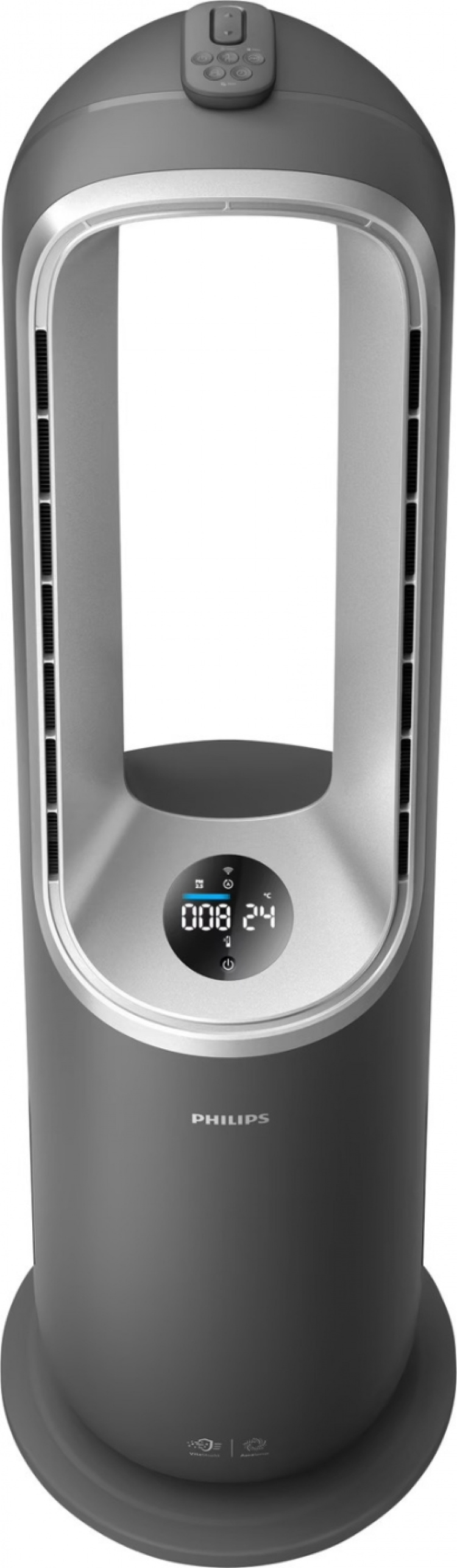 Philips AMF870/15 Air Performer 8000 Series 3-in-1 air purifier, fan, and heater.