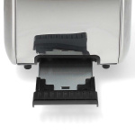 Nedis Brødrister | 4 Brødskiver | 2 Lange Slots | Niveau: 7 | Optøningsfunktion | Aluminium / Sølv