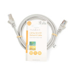 Nedis CAT5e netværkskabel | SF/UTP | RJ45 Han | RJ45 Han | 1.50 m | Runde | PVC | Grå | Label