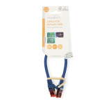Nedis Kat 6 kabel | RJ45 Han | RJ45 Han | S/FTP | 0.25 m | Runde | LSZH | Blå | Label