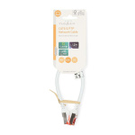 Nedis Kat 6 kabel | RJ45 Han | RJ45 Han | S/FTP | 0.25 m | Runde | LSZH | Hvid | Label