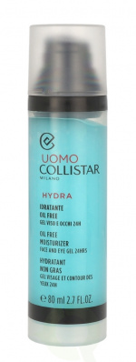 Collistar Uomo Hydra Oil Free Moisturizer Face And Eye Gel 80 ml