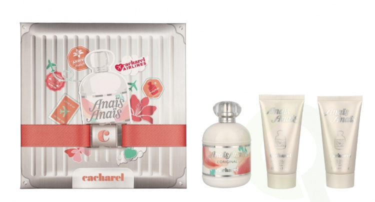 Cacharel Anais Anais L\'Original Giftset 200 ml Edt Spray 100ml/2x Body Lotion 50ml