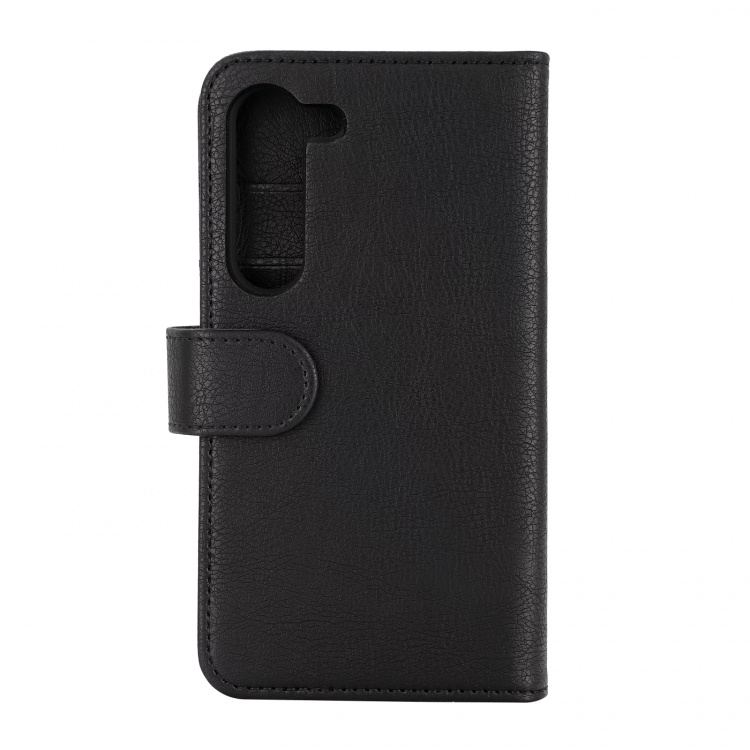 Essentials Samsung Galaxy S23 PU wallet, detachable, black