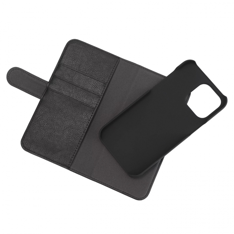 Essentials iPhone 14 Pro Max PU wall,detach,3 card,Black