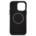 Essentials iPhone 14 Pro Max Leather Mag back cover,Blk