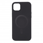 Essentials iPhone 14 Plus Silicone Mag back cover, Black