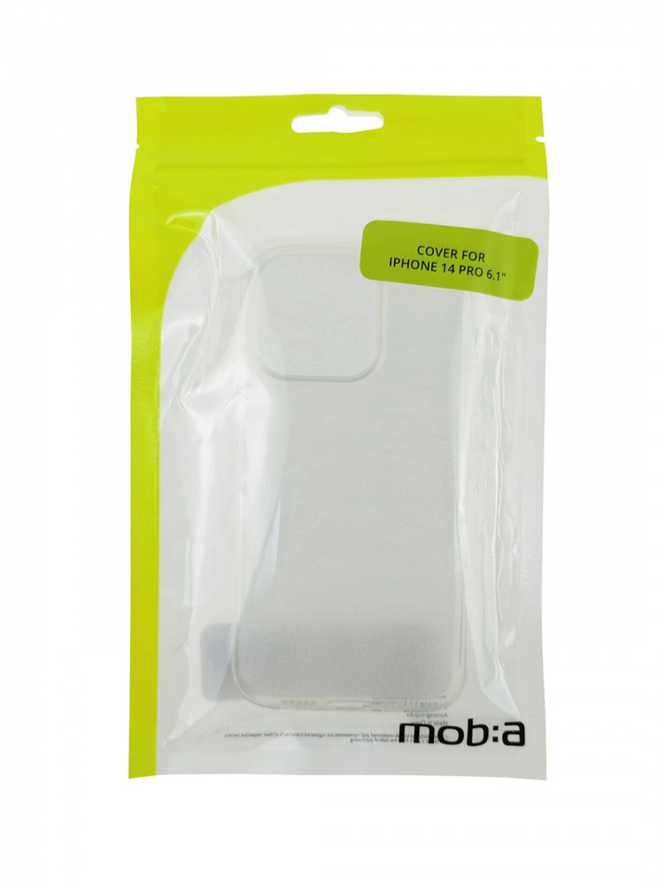 moba iPhone 14 Pro TPU-cover, gennemsigtig