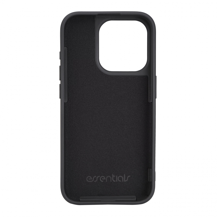 Essentials iPhone 15 Pro silicone back cover, black