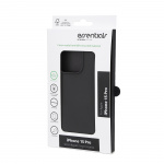 Essentials iPhone 15 Pro silicone back cover, black