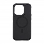 Essentials iPhone 15 Pro rugged case, magnet, black