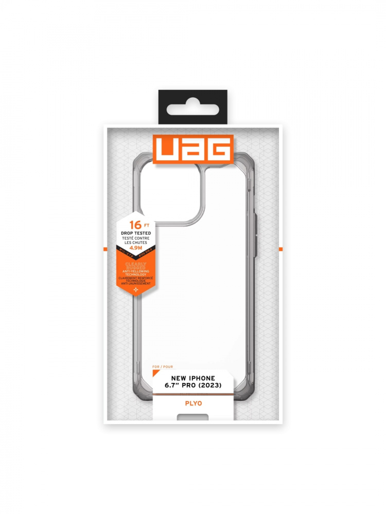 Urban Armor Gear iPhone 15 Pro Max Plyo - Ash
