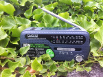 MUSE MH-07 DS Radio FM WB Solar Dynamo, black