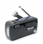 MUSE MH-07 DS Radio FM WB Solar Dynamo, black