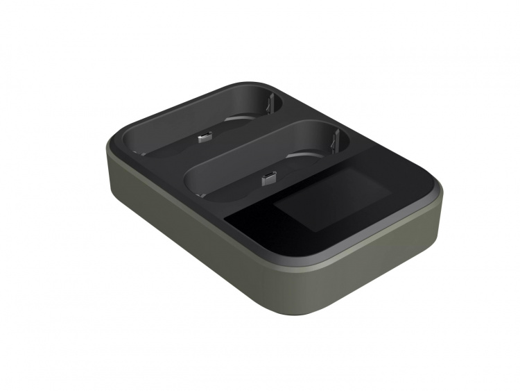 GP ReCyko Speed Dock f/8 batterier m/LCD-display (PB)