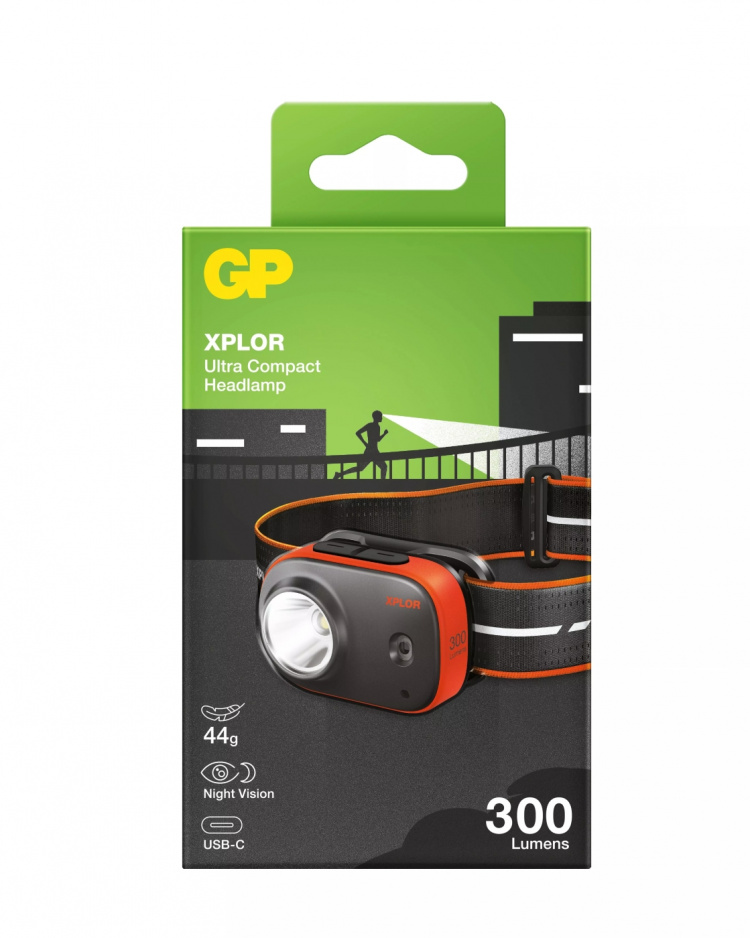 GP Xplor Headlamp Phr16 300Lm