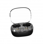 Streetz T150 TWS earphones, Transparent, Black