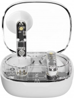 Streetz T150 TWS earphones, Transparent White