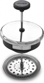 Aerolatte pressepande, stål, 0,35L