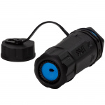 LogiLink CAT6A Skruvkoppling Utomhus 2 x RJ45 IP68 med kabelhylsa