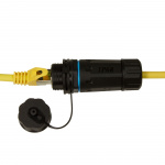 LogiLink CAT6A Skruvkoppling Utomhus 2 x RJ45 IP68 med kabelhylsa