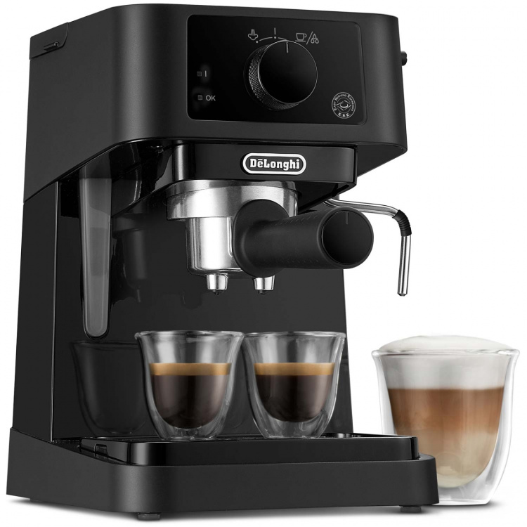 DeLonghi Espressomaskin Manual EC235.BK Stilosa inkl. mjölkskummare DeLonghi Espressomaskin Manual EC235.BK Stilosa inkl. mjölkskummare