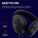 Trust GXT 489 Fayzo Gamingheadset Eco Svart Trust GXT 489 Fayzo Gamingheadset Eco Svart