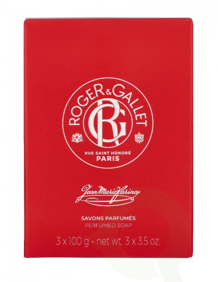 Roger & Gallet Jean Marie Farina Giftset 300 g Soap Bar - 3x100gr