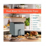Cosori Dual Blaze CAF-P583S-AEUR Airfryer 1.7kW Lysegrå