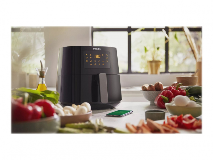 Philips Essential HD9280 Airfryer XL Airfryer 2000W Mørk sølv/sort
