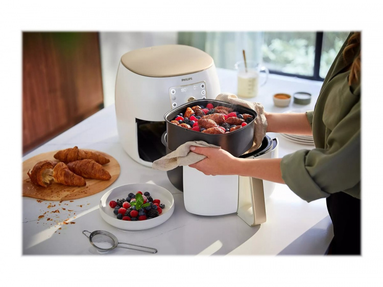 Philips Premium Collection HD9870 Airfryer XXL Airfryer 2.225kW White/pearl