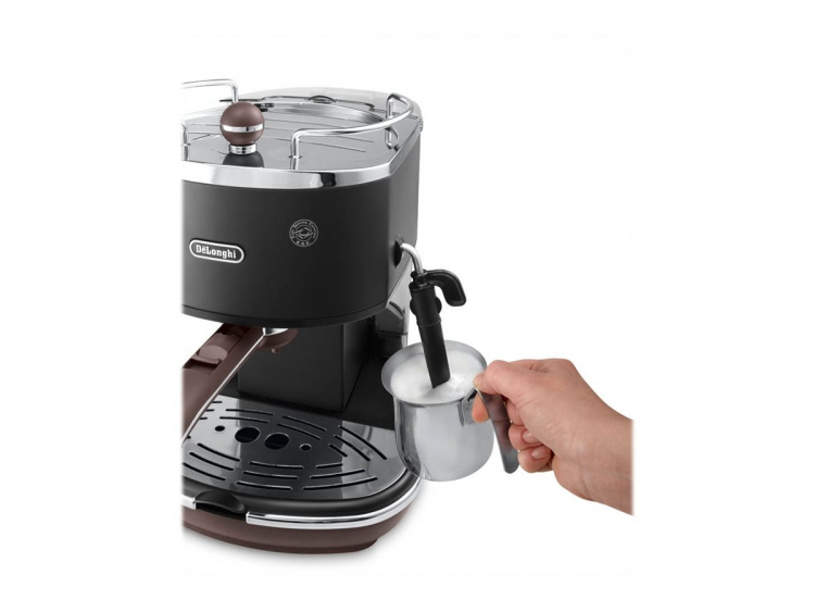 DeLonghi Icona Vintage ECOV 311.BK Kaffemaskine, Mat sort