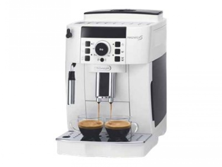 DeLonghi De\'Longhi Magnifica S ECAM 21.117.W Automatisk kaffemaskine Hvid
