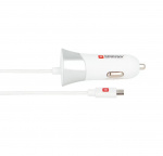 SKROSS USB-billaddare med micro-USB-kabel