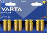 Varta Longlife AA 8 Pack (B)