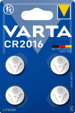 Varta CR2016 Lithium Coin 4 Pack