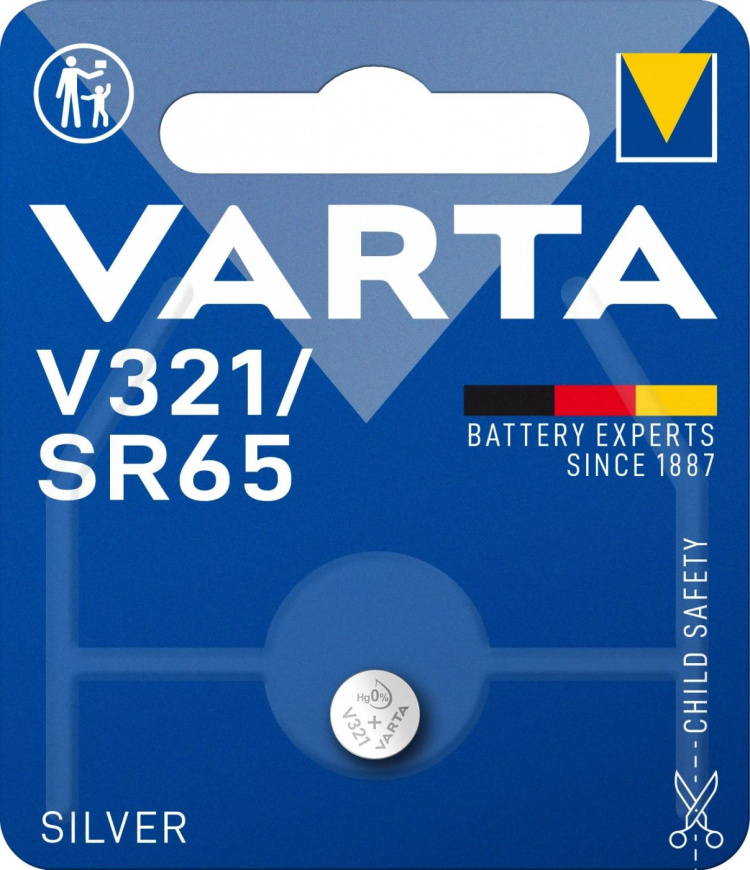 Varta V321/SR65 Sølvmønt 1 pakke