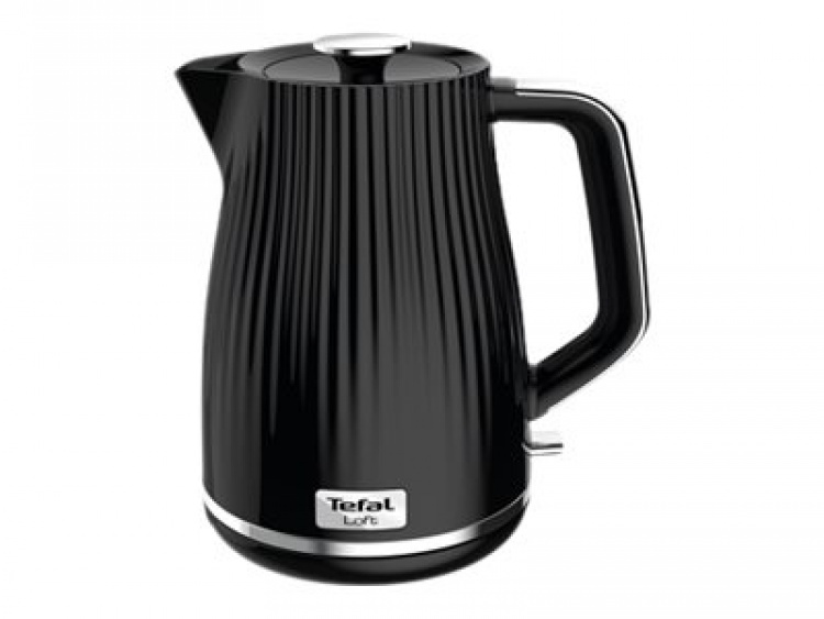 Tefal Loft Kedel 1.7liter Sort med kromdetaljer