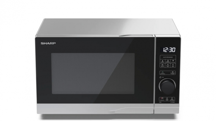 Sharp YC-PS204AE-S Mikrobølgeovn Fritstående 700W 20 liter Sølv