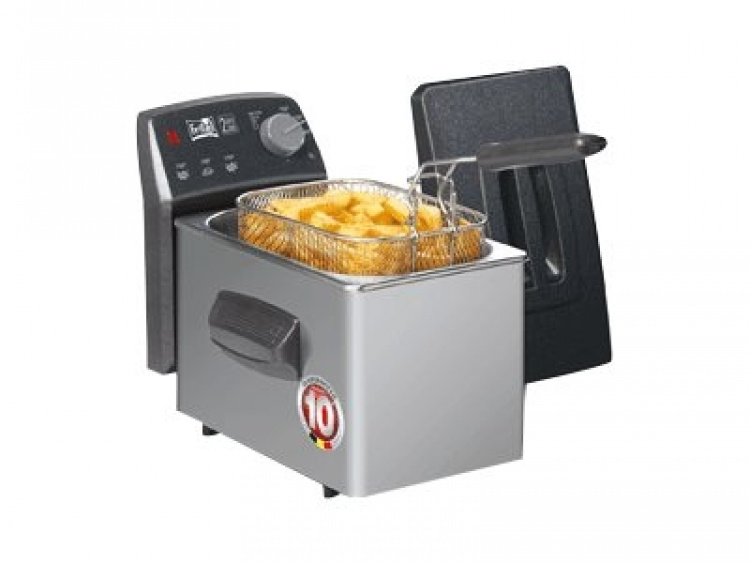FRITEL TURBO SF Fritureapparat 2liter Antracit metallisk/sølv FRITEL TURBO SF Fritureapparat 2liter Antracit metallisk/sølv