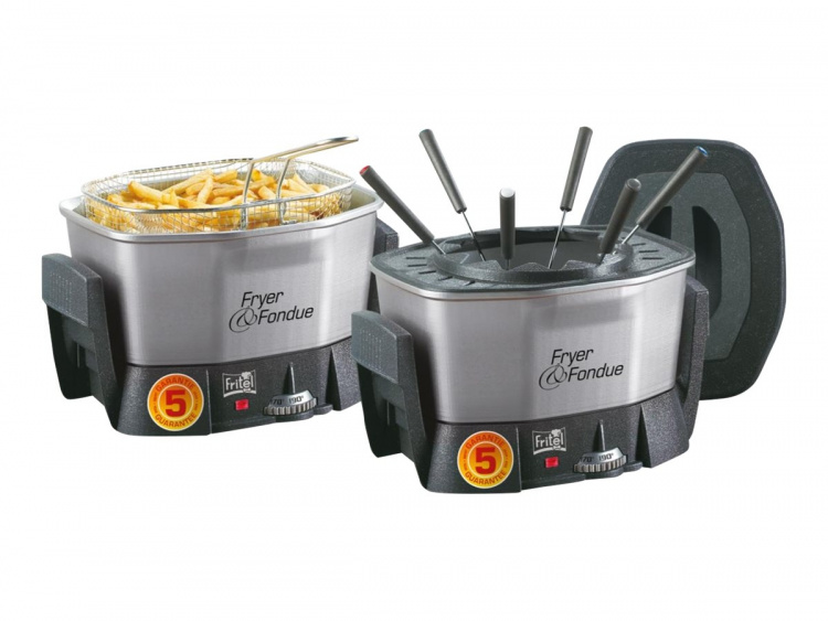 FRITEL Starter Friture gryde / fondue 1.5liter Sort/grå/sølv